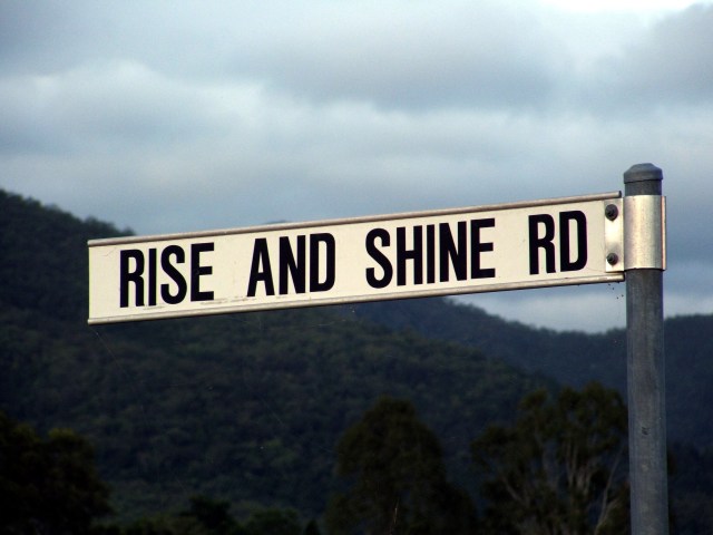 rise and shine