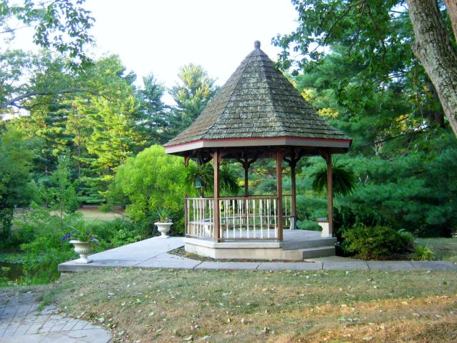Gazebo overlooking Glen Lake